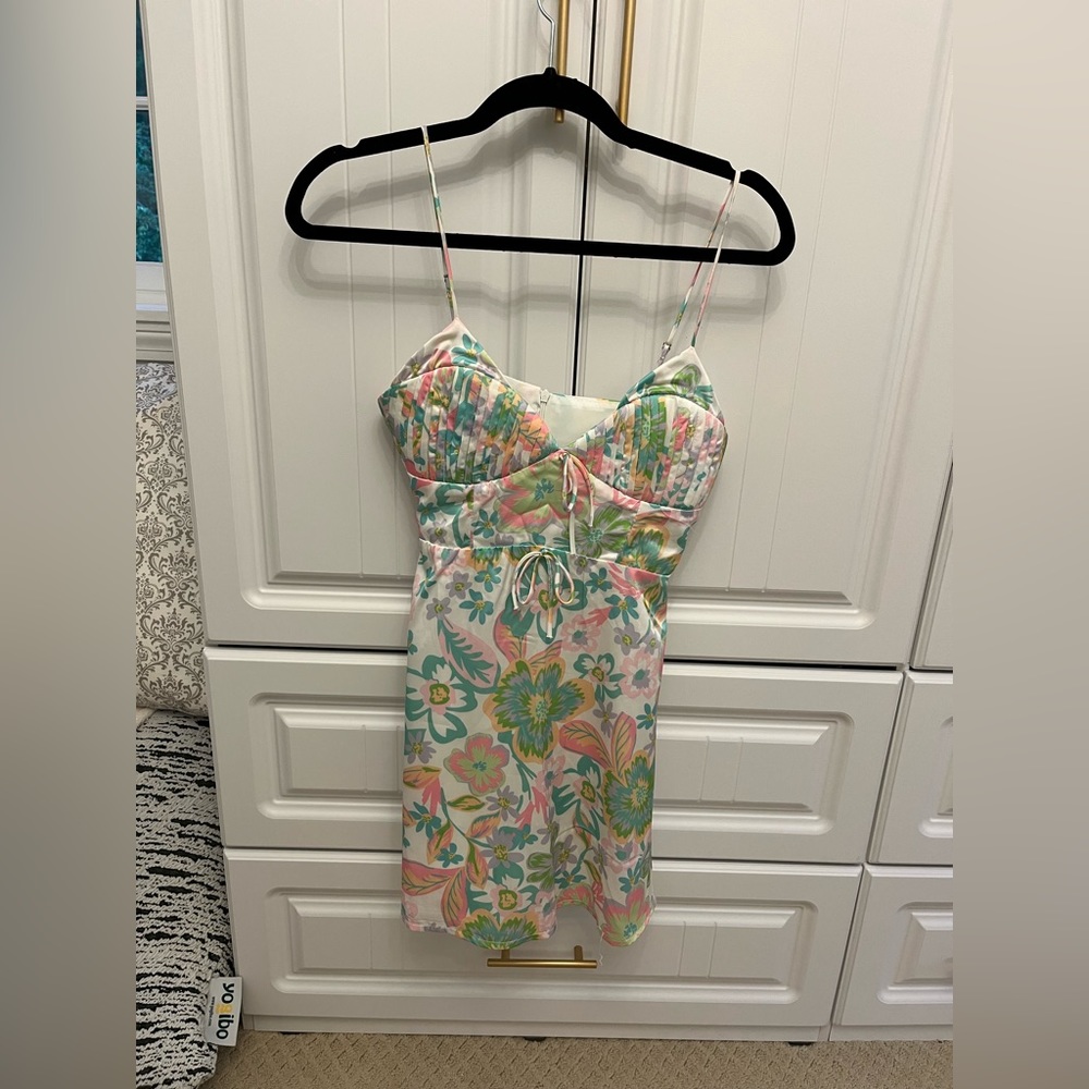 For Love Bell Size S floral mini sun dress
